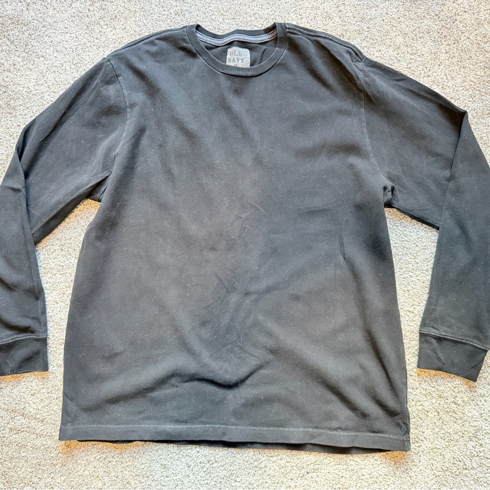 Men's Old Navy Black Long Sleeve Shirt